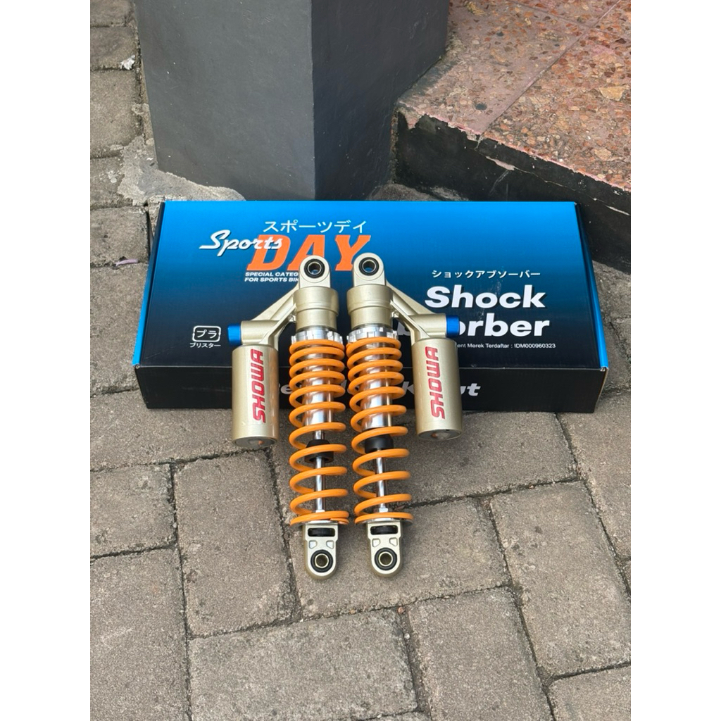 Shock Tabung Showa Day Preload Aktif Ukuran 320MM Cb Gl MP Tirev Verza Supra Grand Gl100 Rxking Dll