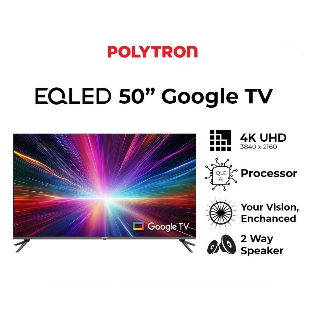 POLYTRON Smart Cinemax EQLED 50 Inch PLD 50QG9059