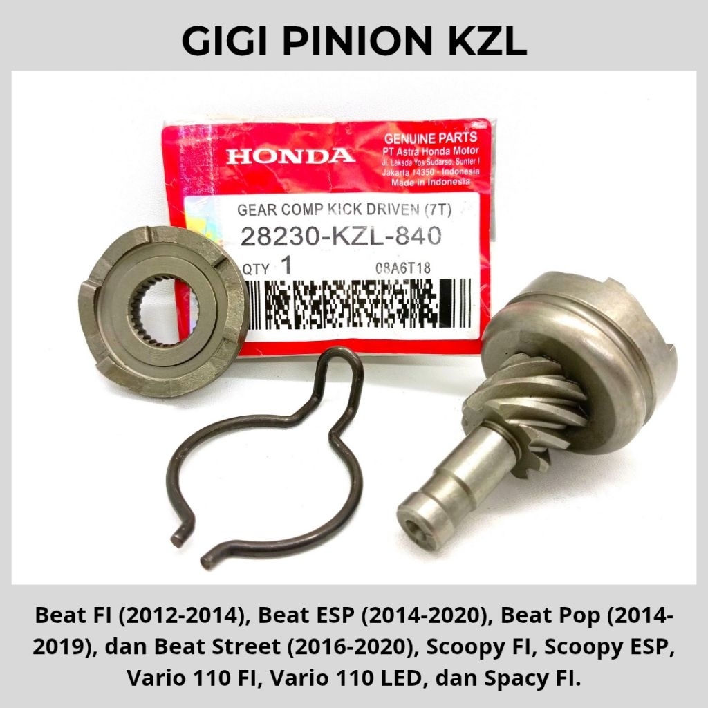 GIGI PINION KZL, Beat(2012-2014), Beat ESP (2014-2020), Beat Pop (2014-2019), dan Beat Street (2016-