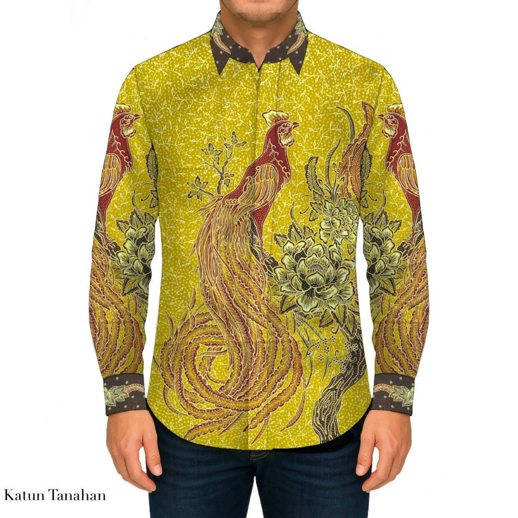 Bahan kemeja batik tulis asli original batik tulis tangan katun premium MS09890