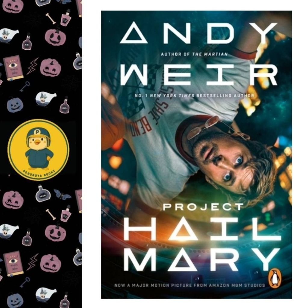 100% ORI Novel PROJECT HAIL MARY (Ryan Gosling Cover) English Paperback Penguin Books Andy Weir Nove