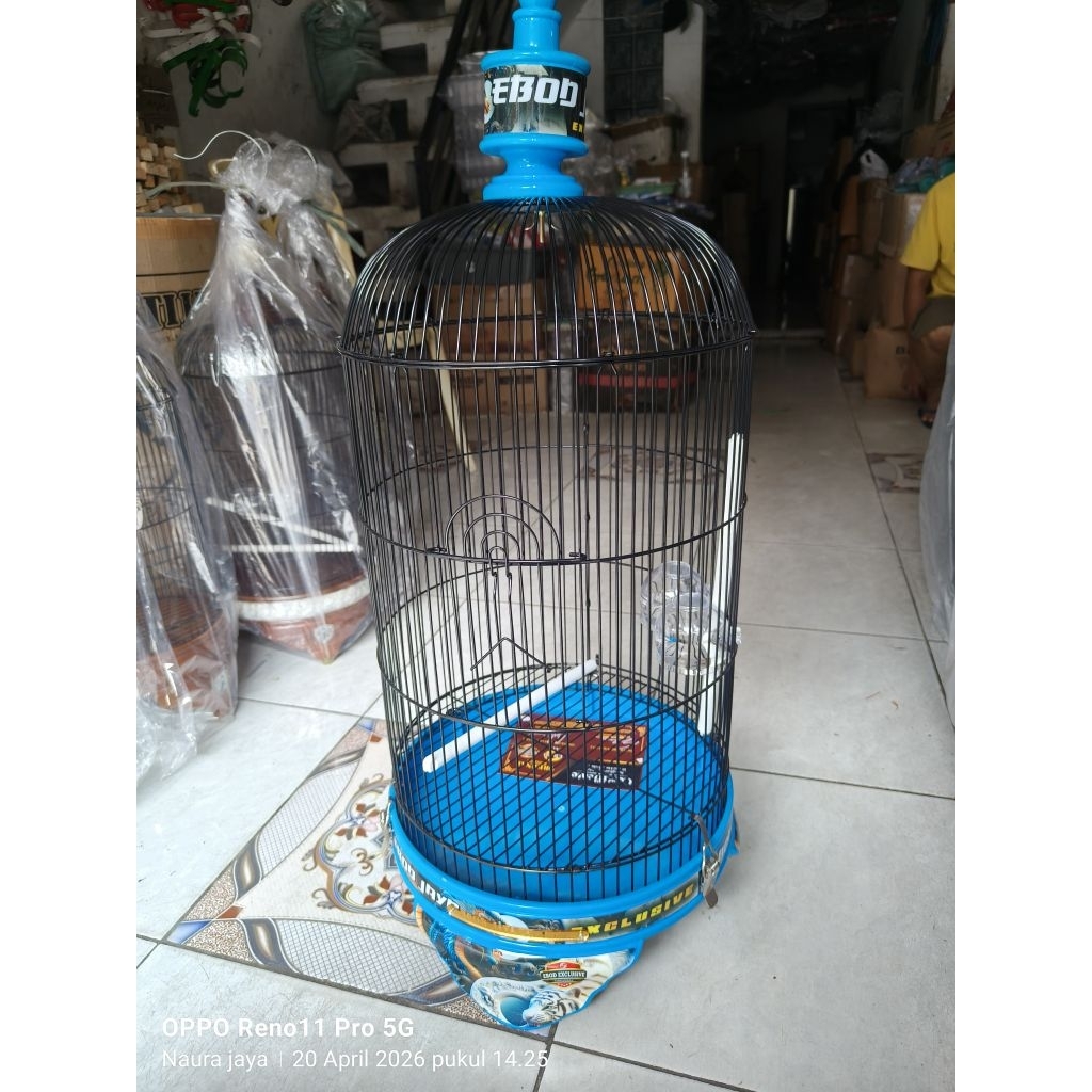KANDANG SANGKAR LOVEBIRD PVC DECAL EBOD JAYA