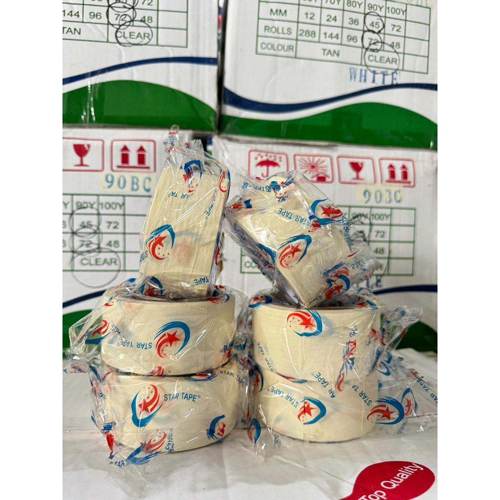 (Ecer) Masking Tape 45 mm - Lakban Kertas 45 mm