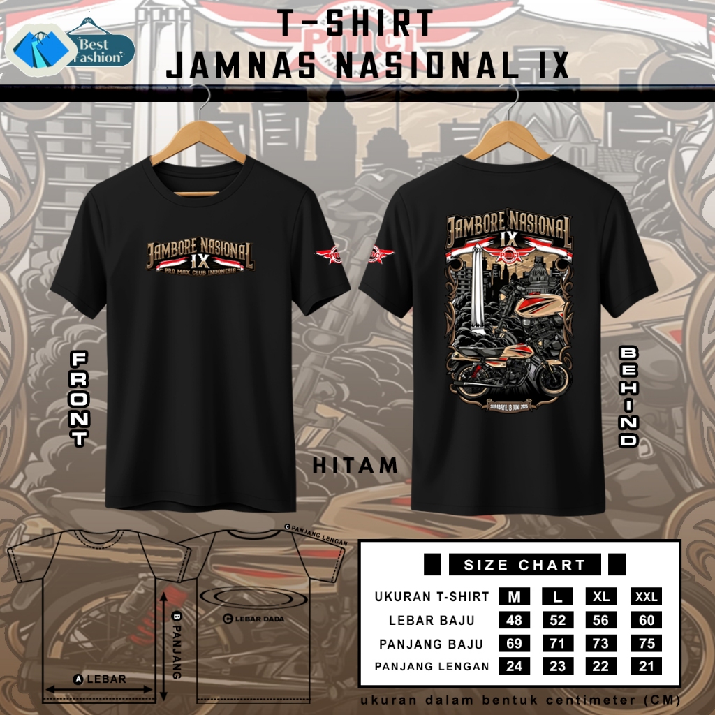 KAOS CB JAMNAS PMCI IX SURABAYA HONDA GANK TERBARU 2026