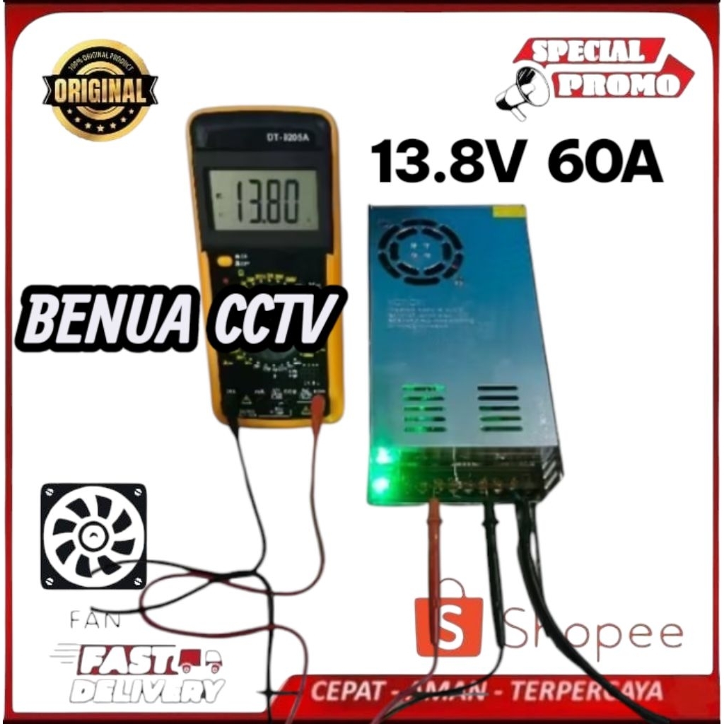 Power Supply Switching 13.8 Volt 60 Amper Power Supply Radio Rig