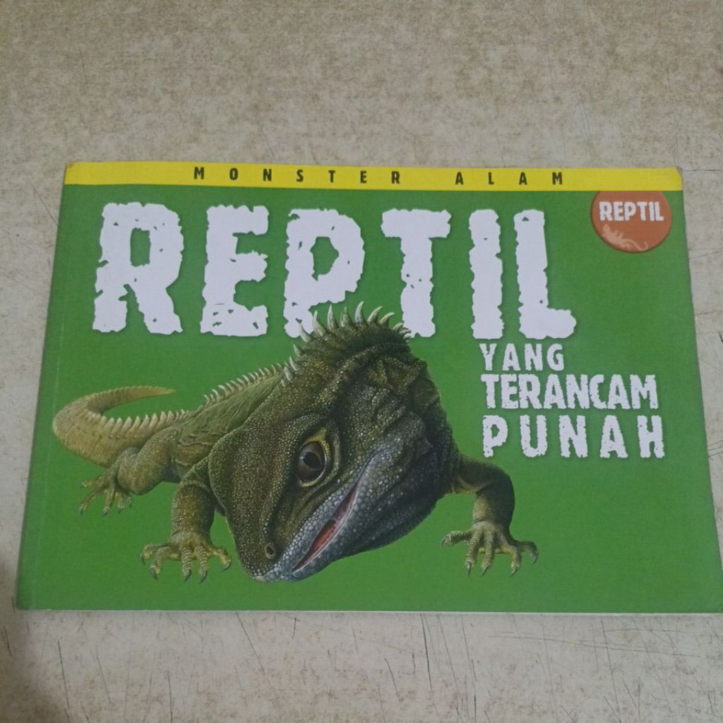 Buku MONSTER ALAM REPTIL YANG TERANCAM PUNAH