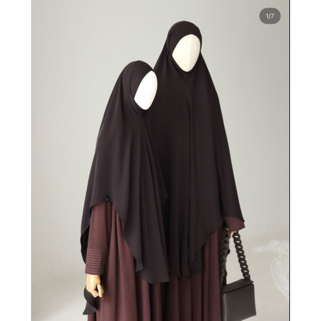 MARYAM ABAYA ZAYSAKU MAHOGANY SIZE S