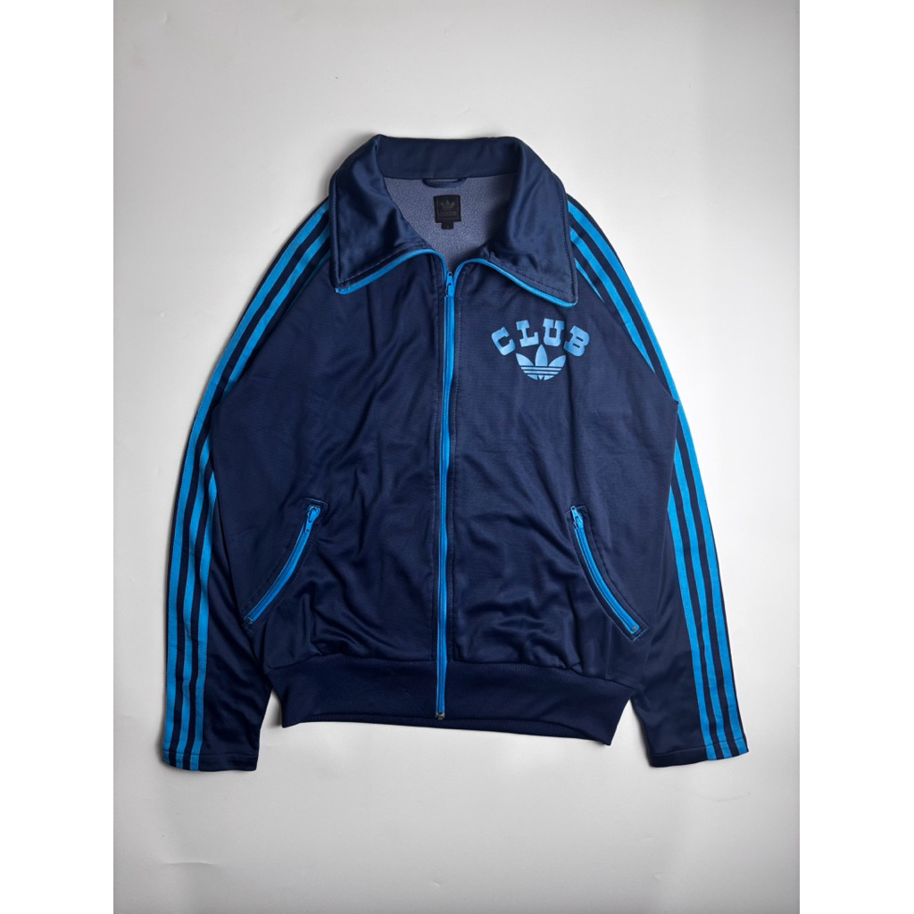 Tracktop Jacket Adidas Club trefoil originals navy blue