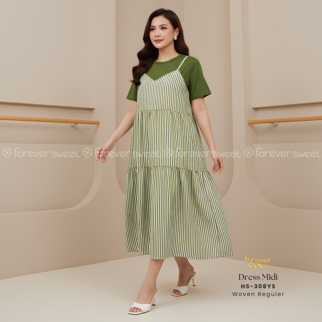 FOREVER SWEET Dress Midi Slavia Reguler | Daster Forever Sweet