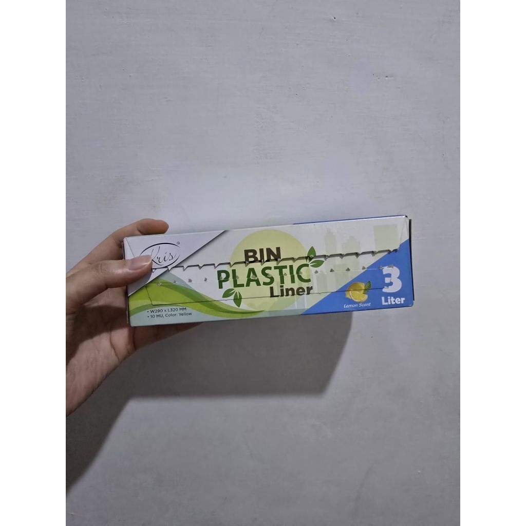 KRIS KANTONG PLASTIK SAMPAH BIN PLASTIC LINER 3L LEMON (BACA DESKRIPSI)