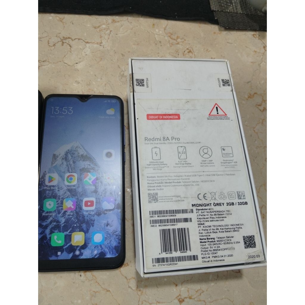 Hp Redmi 8A Pro Second