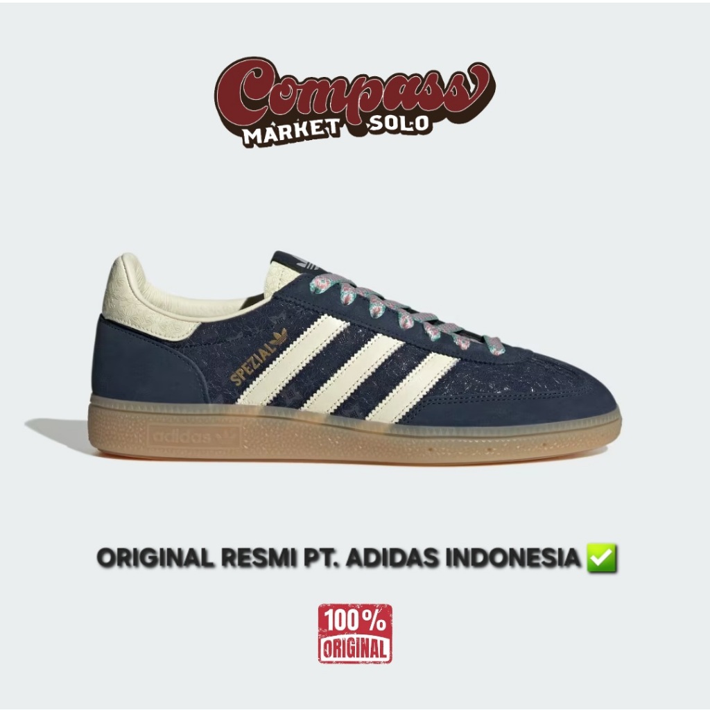 [ORIGINAL] ADIDAS HANDBALL SPEZIAL NIGHT INDIGO CREAM KJ5595 | SNEAKERS CASUAL PRIA