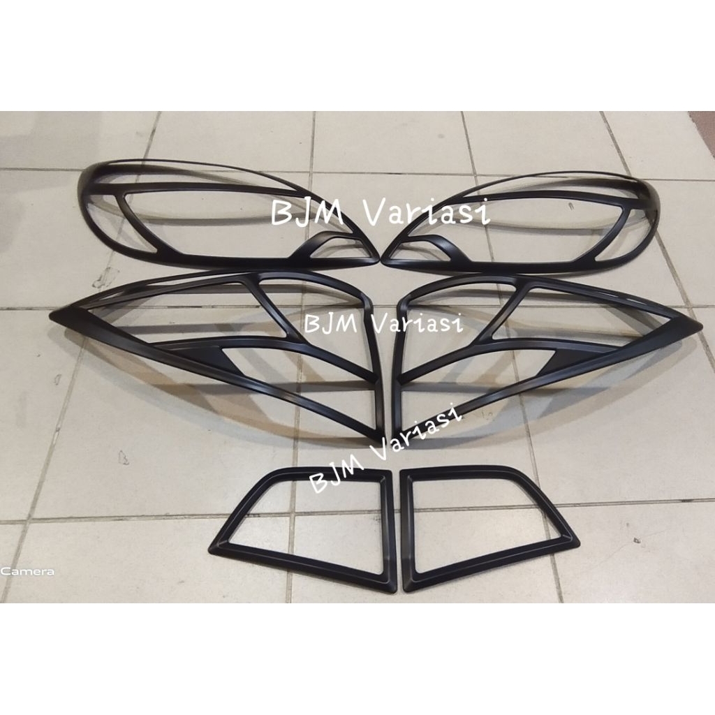 Paket Garnish Lampu Honda Mobilio RS 2015 Hitam