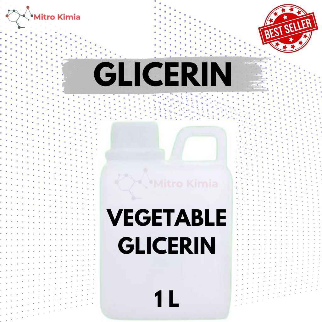 GLISERIN • Pure Vegetable Gliserin • Grade A • Pelembab & Perawatan Kulit • Food Grade Gliserin • 1 