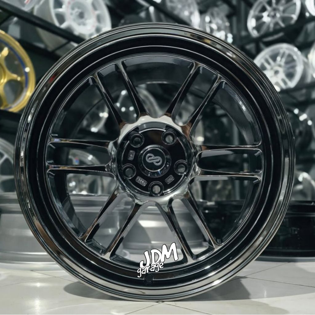 velg ENKEI RPT YUSTA THAILAND r18 lebar 9 pcd 5x114,3 et 22 velg mobil ring 18 pnp mobil r18 reborn 