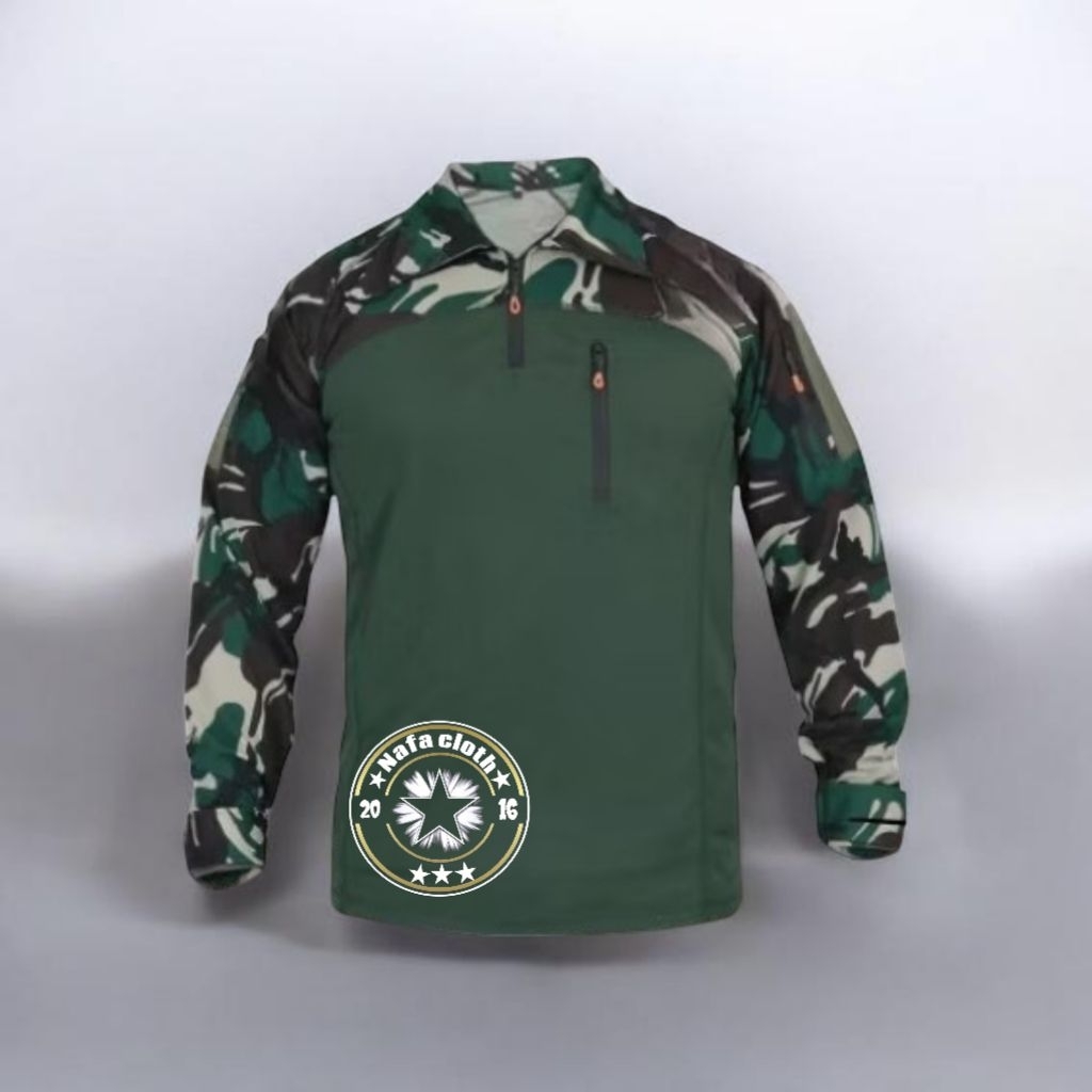 Kaos BDU Loreng Lengan Panjang Dryfit Baju Tactical TNI Motif Malvinas KRI