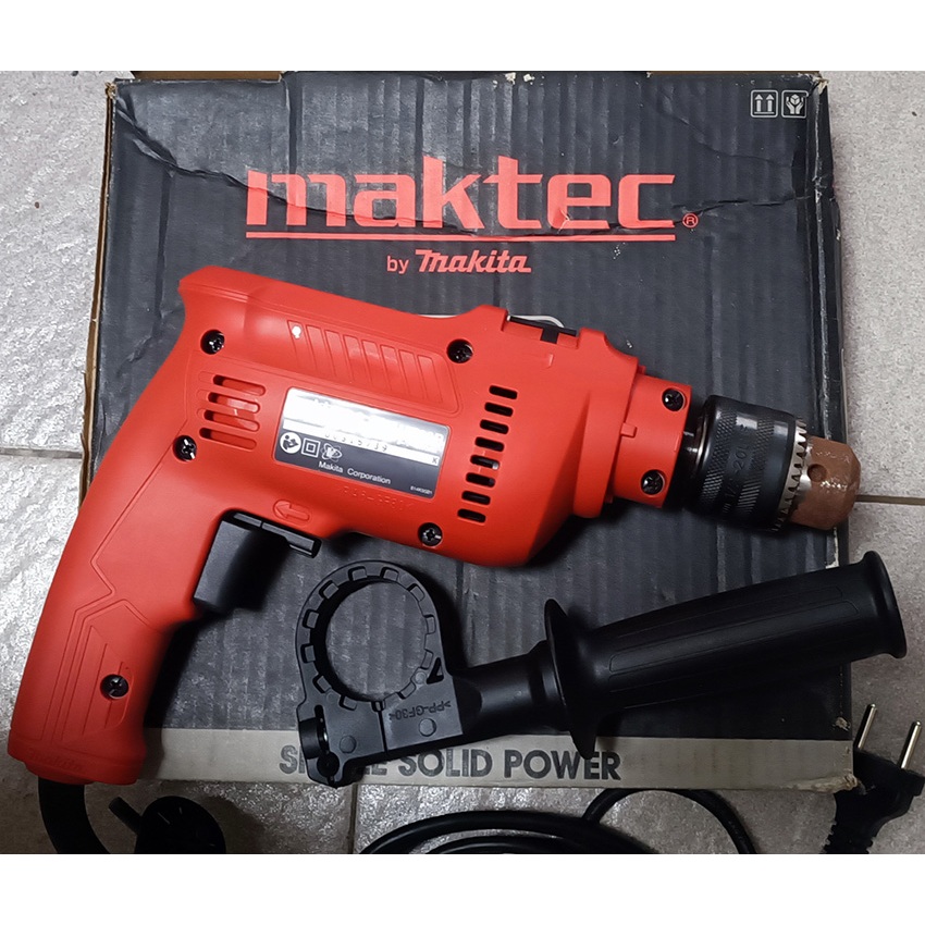 MAKTEC MT80B Hammer Drill, Mesin Bor Beton 13mm, Mesin bor tangan