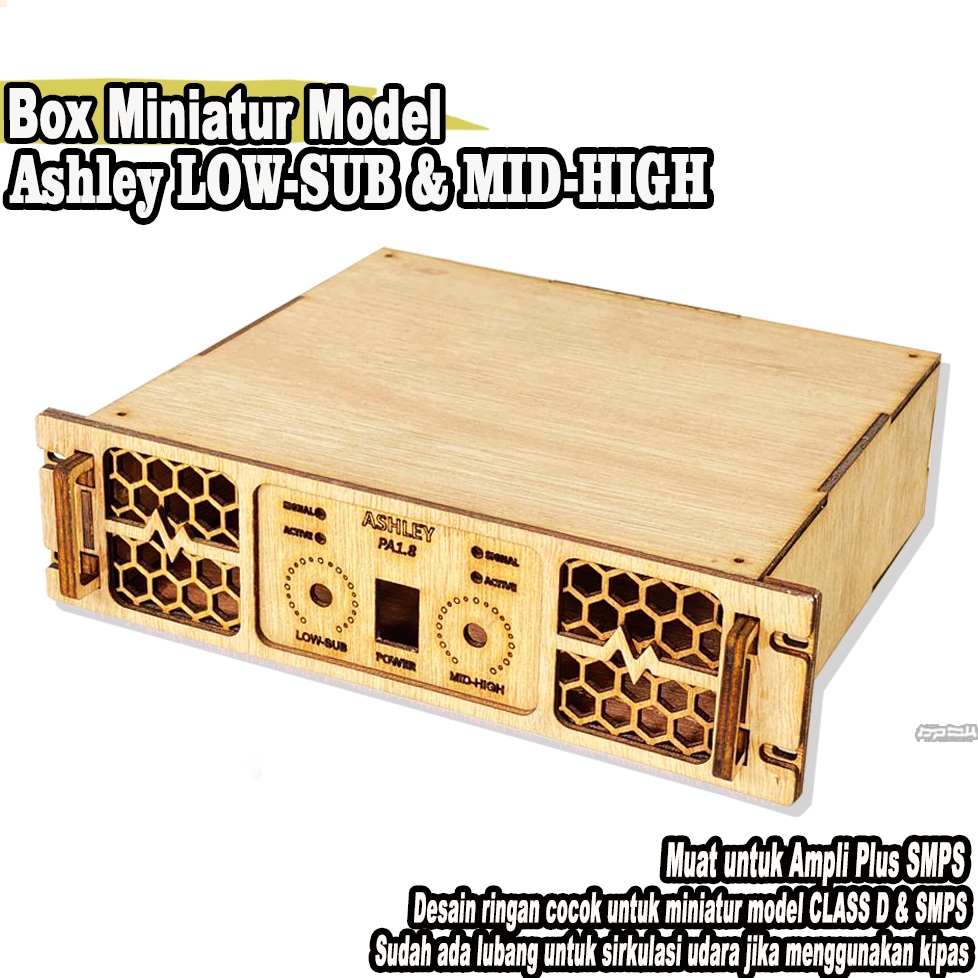 Box Power Miniatur Model ASHLEY 2 Channel
