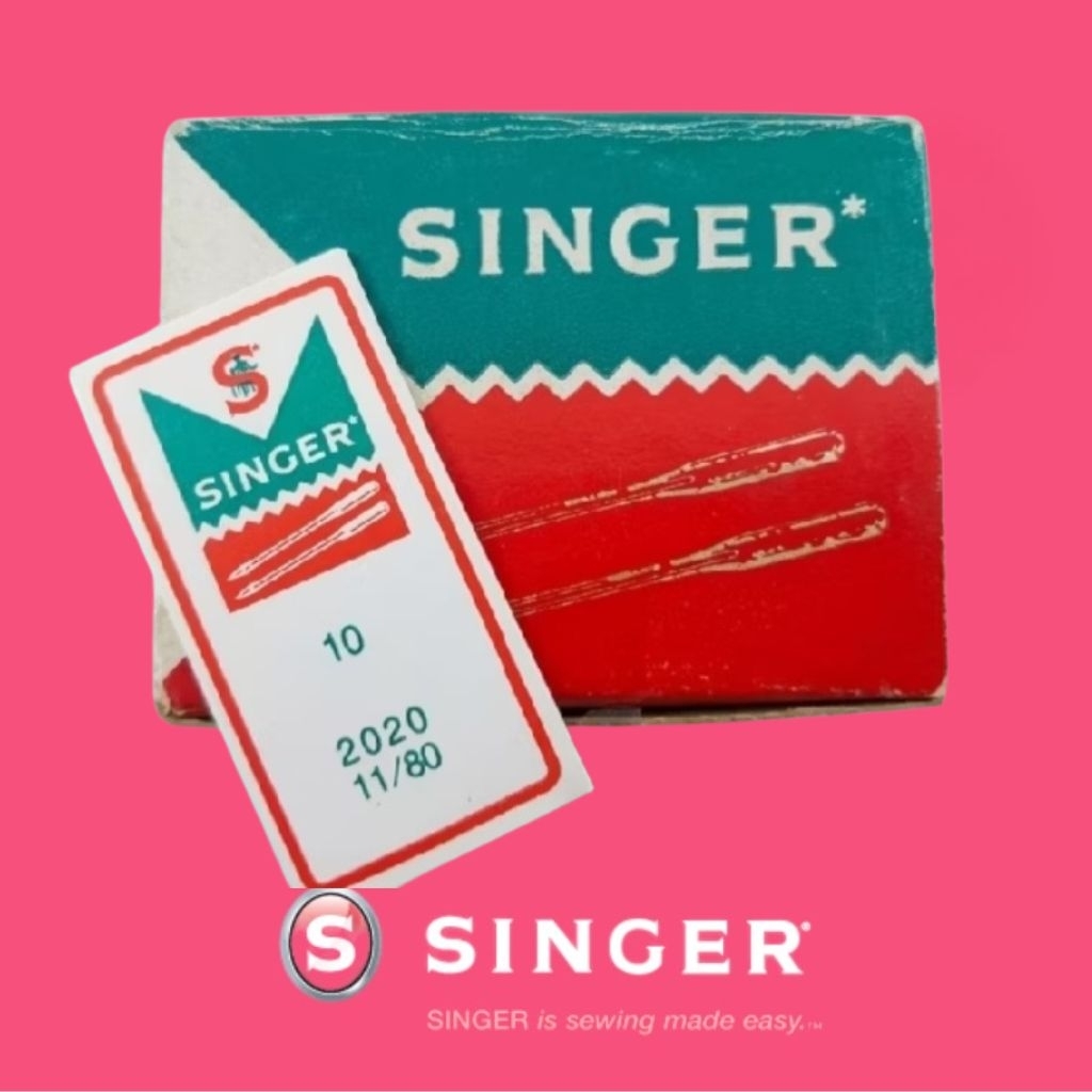 Jarum mesin jahit | Jarum Singer Bungkus Lama | Jarum Singer ORIGINAL (1 Box) | Jarum Jahit Singer