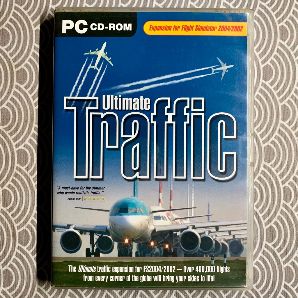 PC Game Ultimate Traffic Expansion for Microsoft Flight Simulator 2004 2002 | KASET DVD PC CD ROM GA