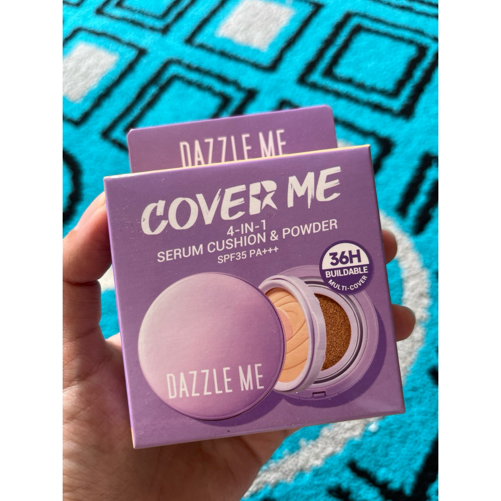 dazzle me 4in1 serum cushion powder spf35 pa+++ shade n03