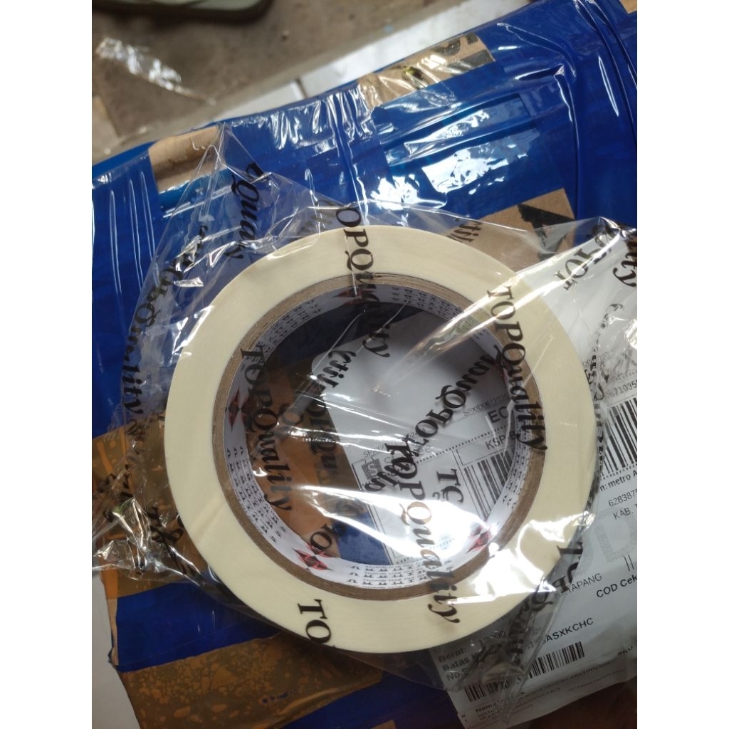 masking tape atu lakban kertas 24 mm 50meter