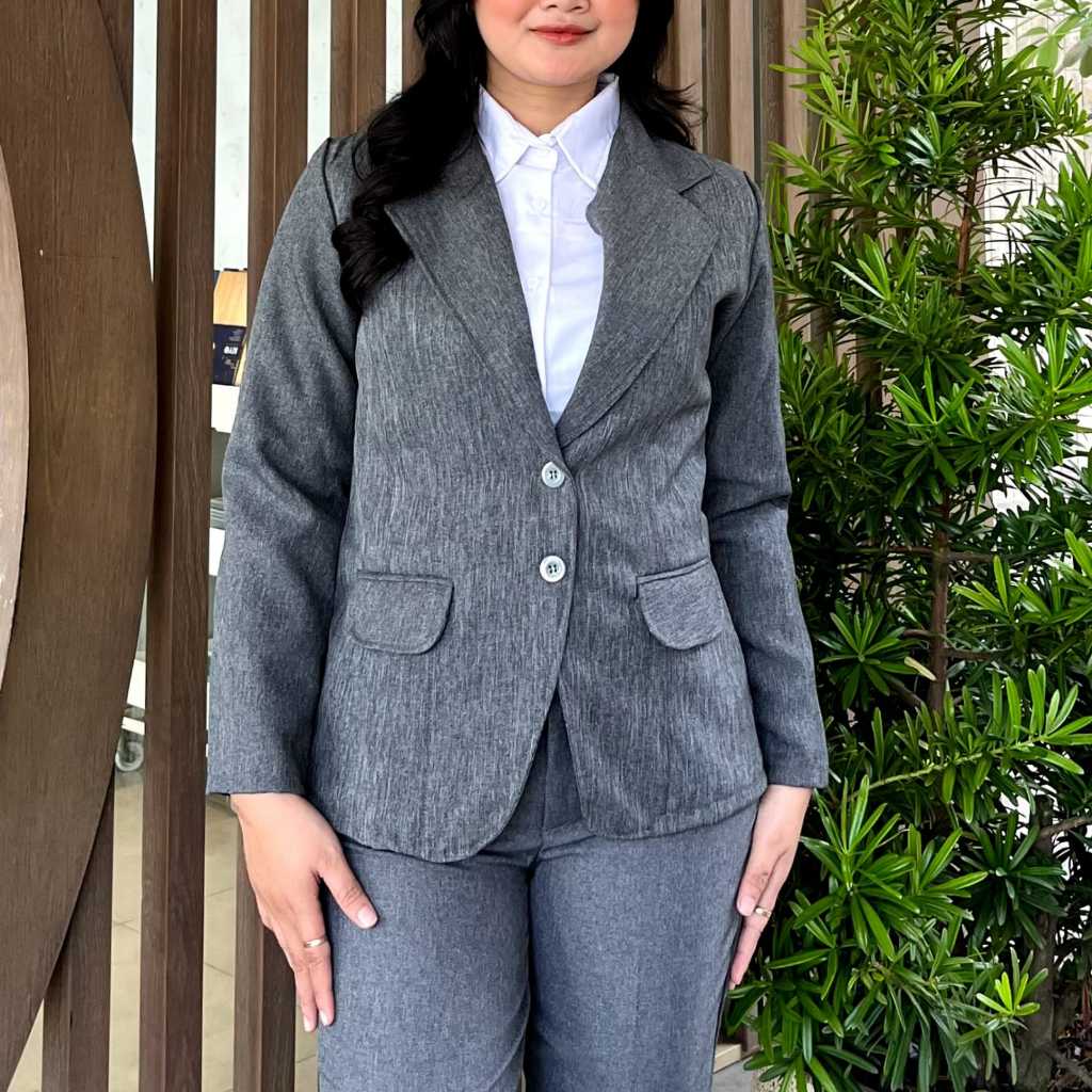 Blazer Kerja Wanita jas Formal Blazer Wanita Premium Jas Kantor Jumbo