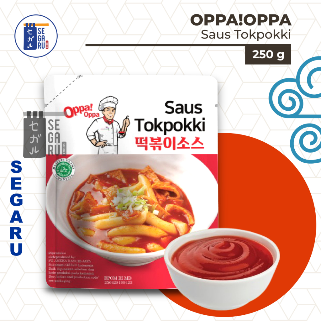 Oppa Saus Topokki Korea | Tokpokki Sauce Halal 250 Gram
