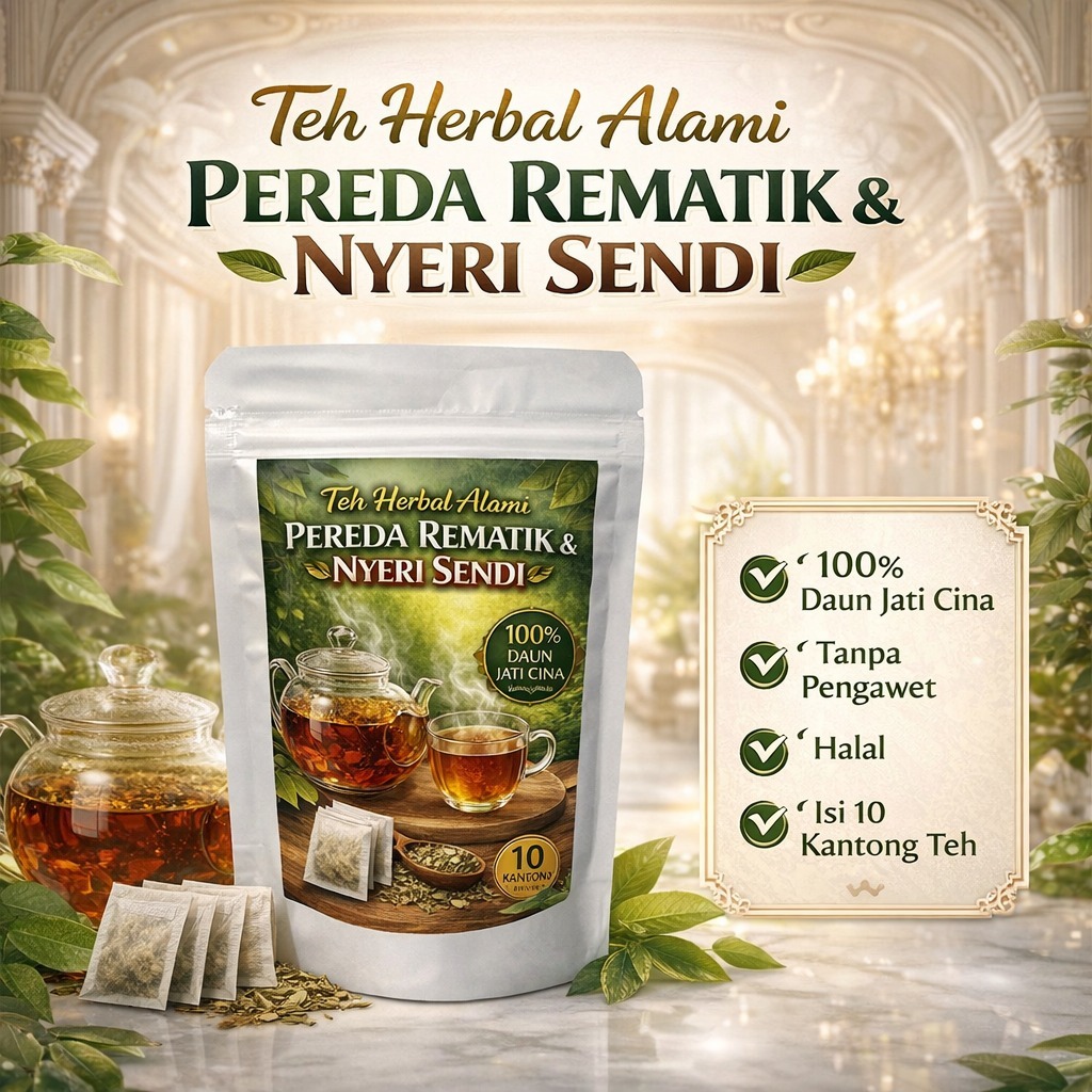 Teh Herbal Minuman Tradisional Pereda Nyeri Sendi Rematik