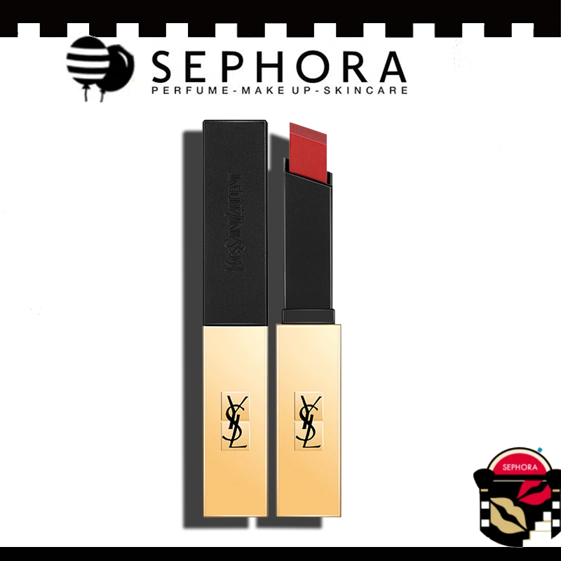 YSL Lipstik --Kotak Hadiah/Yves.Saint.Laurent The Slim Matte Longwear Lipstick/Kotak Super-Slim Yang