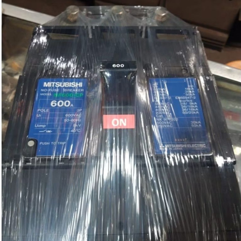 MCCB BREAKER MITSUBISHI NF600CP 600A 3p