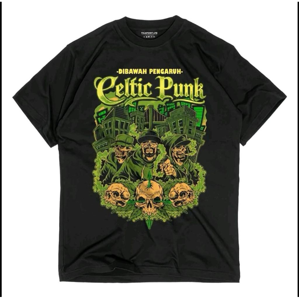 Kaos Dibawah Pengaruh Celtic Punk / Baju Distro Dibawah Pengaruh Celtic Punk / Baju Kaos Distro Diba