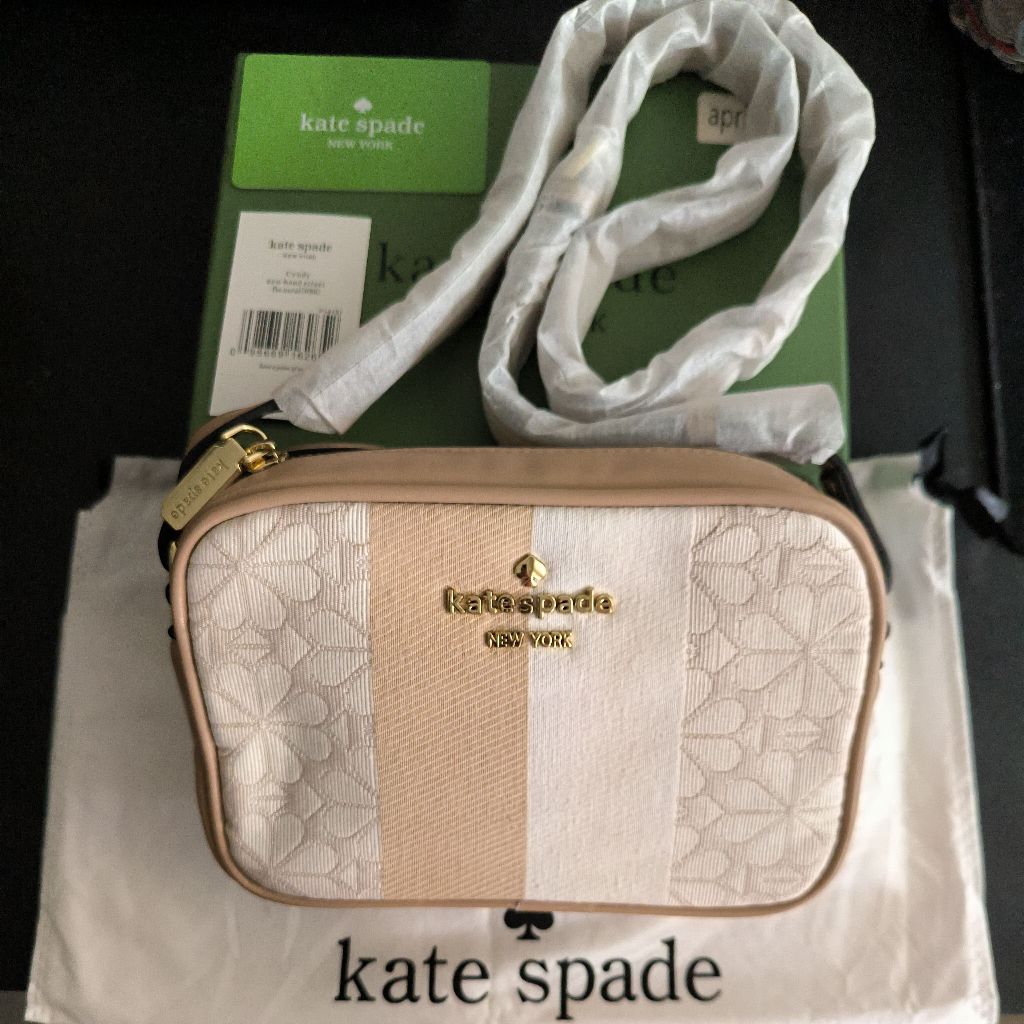 KS jacquard monogram camera bag