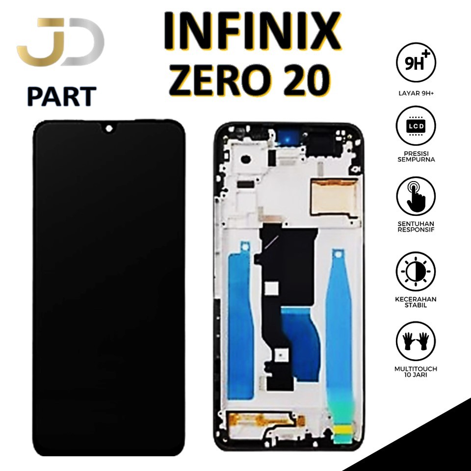 FRAME BEZZEL INFINIX ZERO 20 X6821 TULANGAN LCD / DUDUKAN LCD ORIGINAL 100%