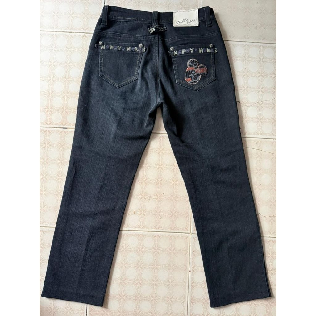Celana Jeans Wanita T2000 Hitam