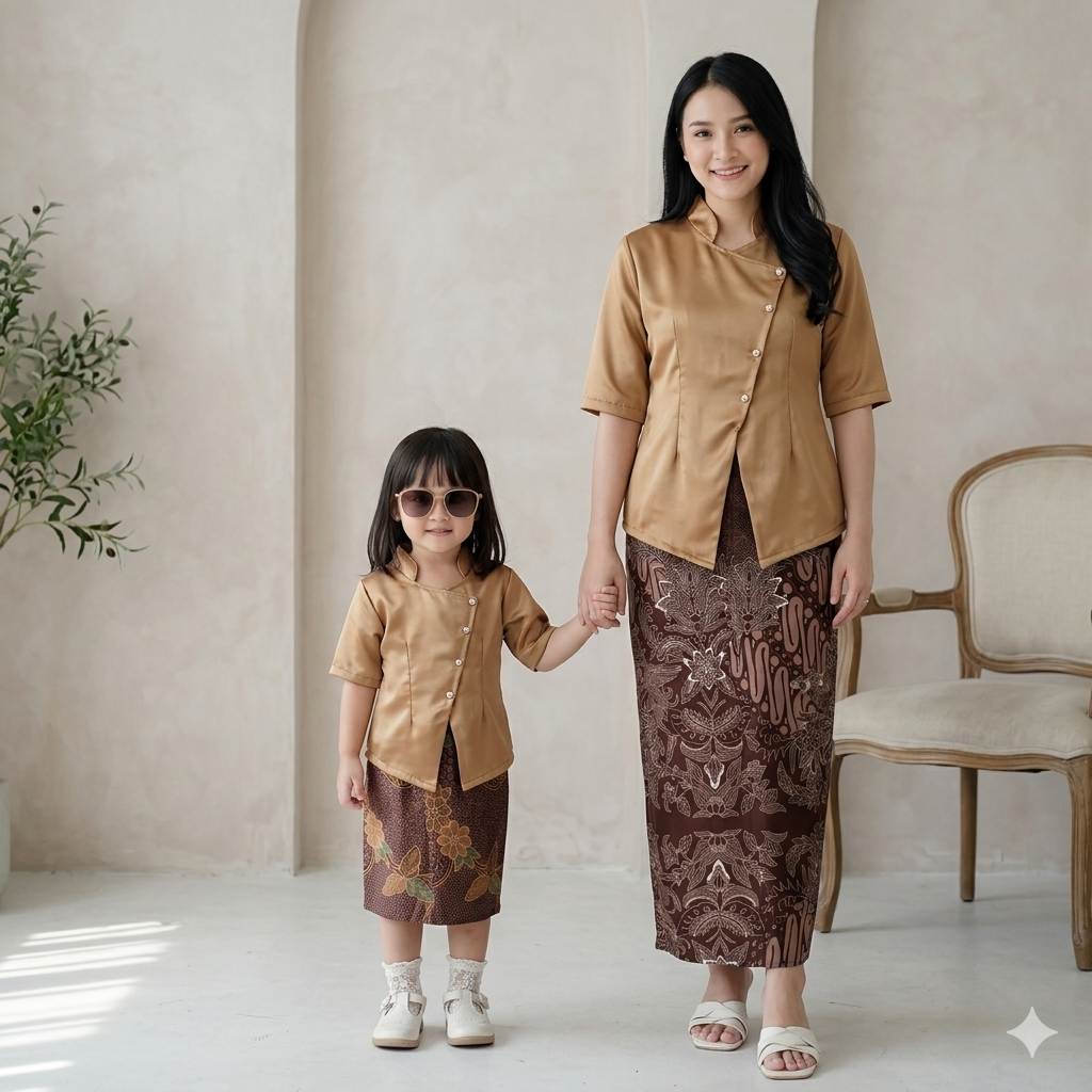 TERBARU ATASAN JANGGAN KEBAYA DEWASA COUPLE IBU DAN ANAK JANGGAN SATIN POLOS MEWAH KEBAYA WISUDA KEB