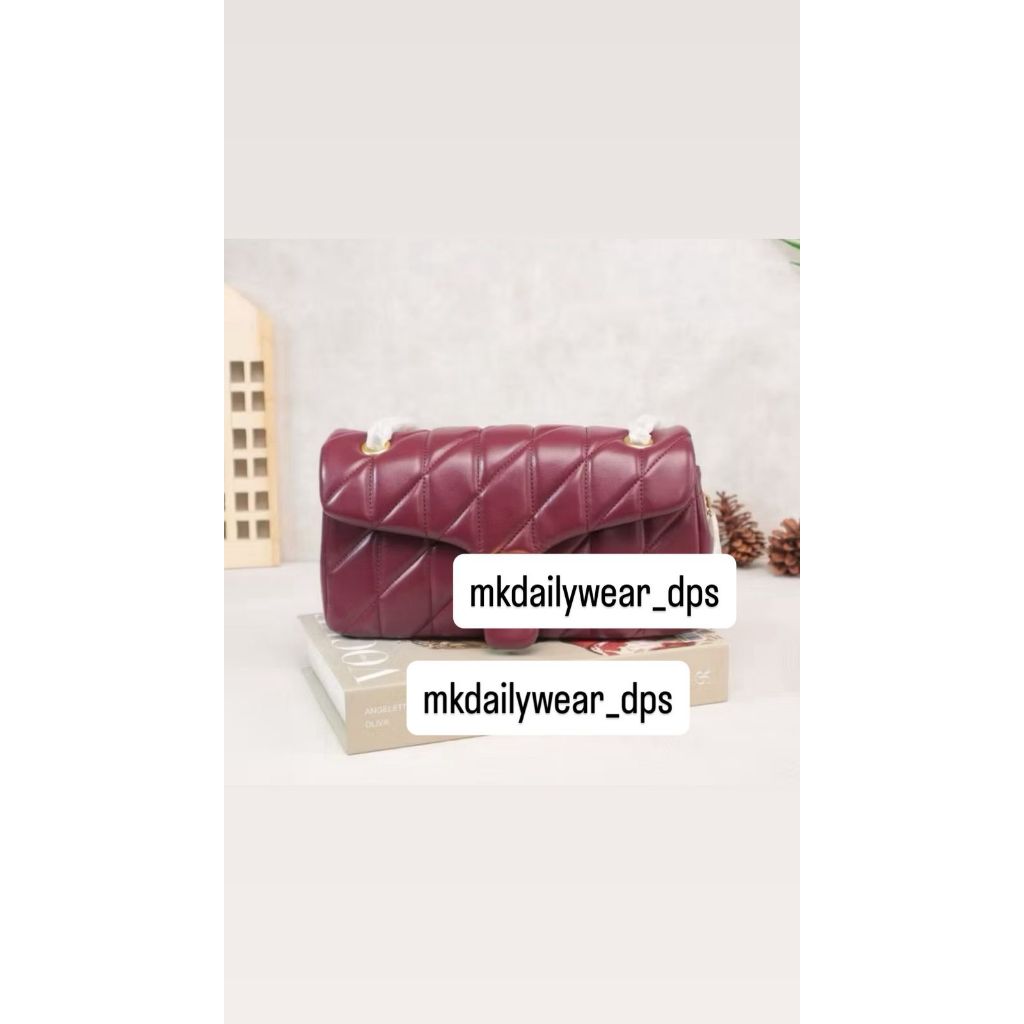 tas wanita coc merah maroon VIP