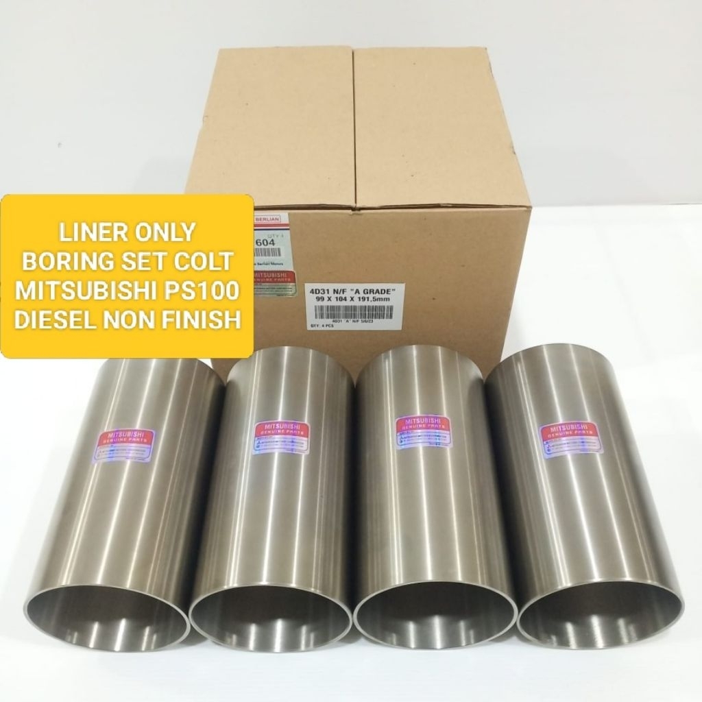 LINER ONLY BORING SET COLT MITSUBISHI PS100 DIESEL NON FINISH ORI OEM