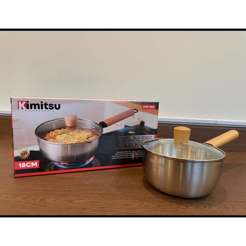 Panci Susu Stainless Steel Calypso - Tahan Karat, Anti Panas, Desain Elegan