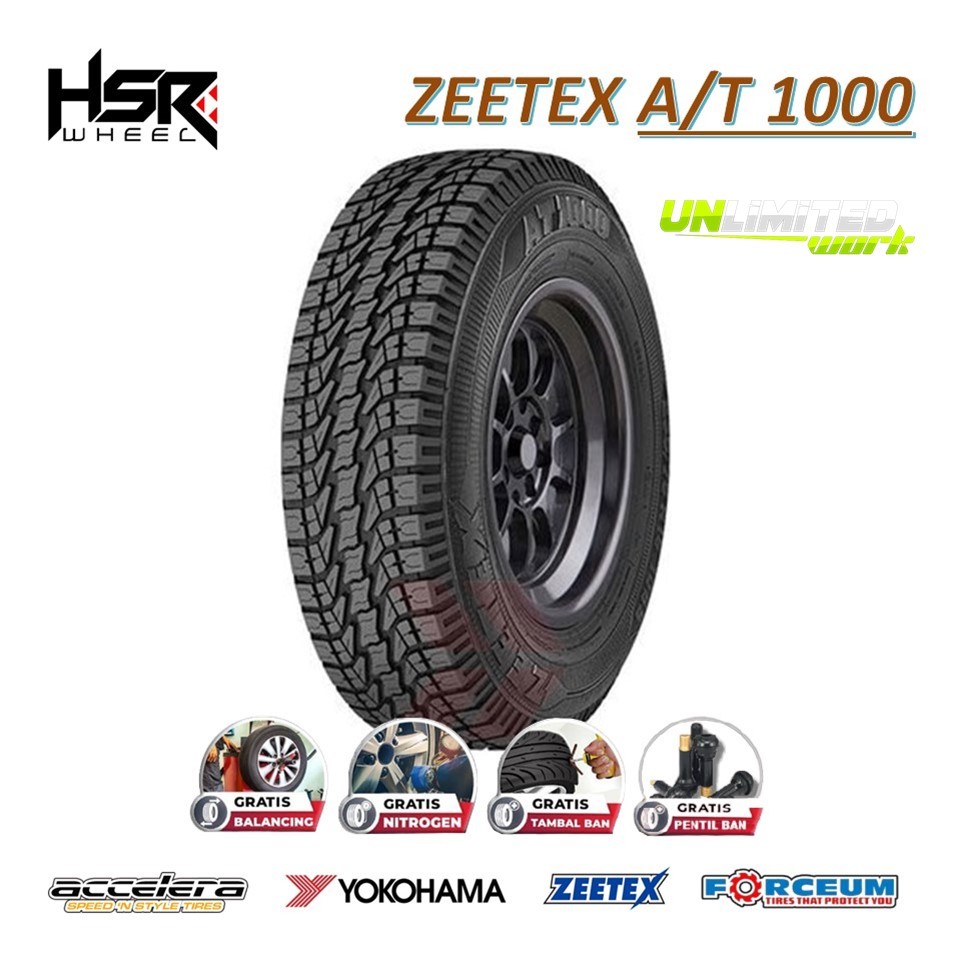 Ban Semi Offroad All Terrain Ring 16 Zeetex AT1000 Ukuran 215 65 R16 Untuk Hilux Rangga - TOKO BAN T