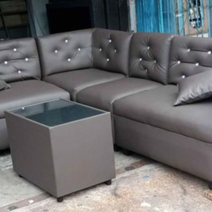 Sofa L putus minimalis / sofa ruang tamu BATAM