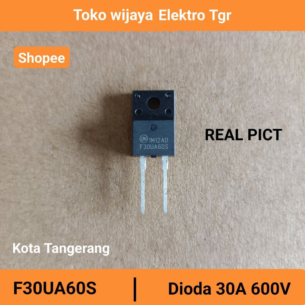 Mesin Las Sparepart | F30UA60S Dioda Ultrafast 30A 600V