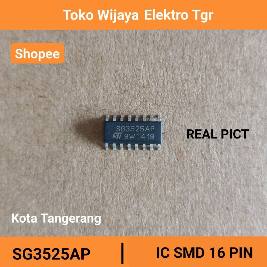 Mesin Las Sparepart | SG3525AP IC Smd 16 Pin Modul Pwm