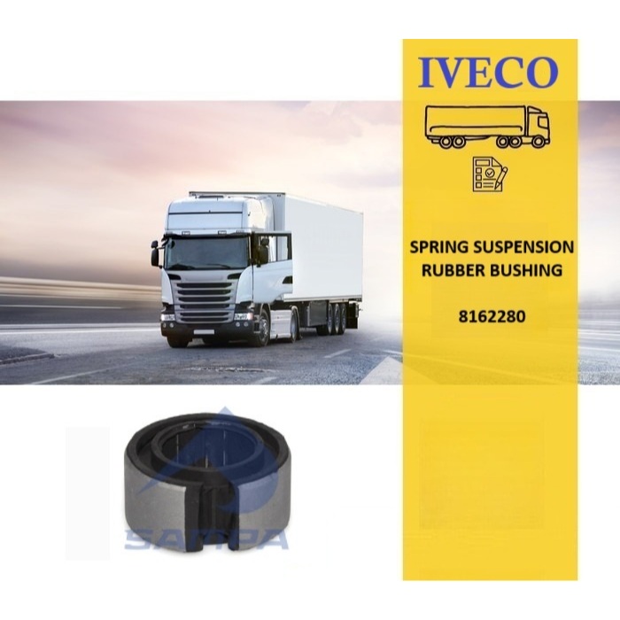 IVECO SPRING SUSPENSION RUBBER BUSHING 8162280