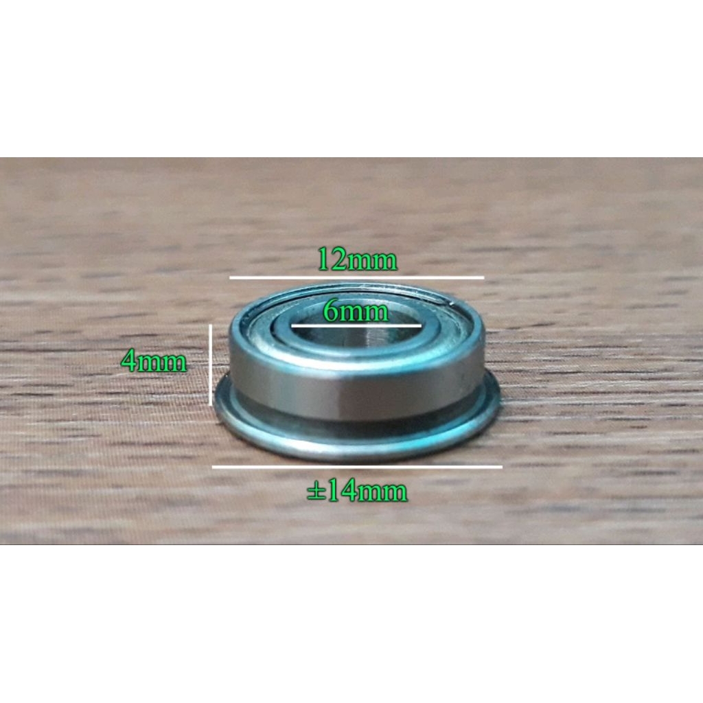 bearing teplon as 6mm