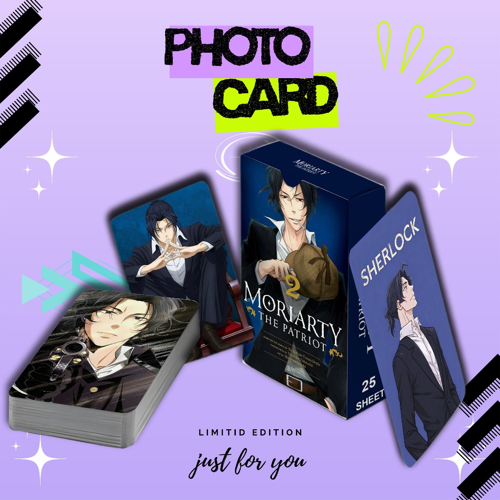 PHOTOCARD SET SHERLOCK HOLMES MORIARTY THE PATRIOT PREMIUM 25 SHEET