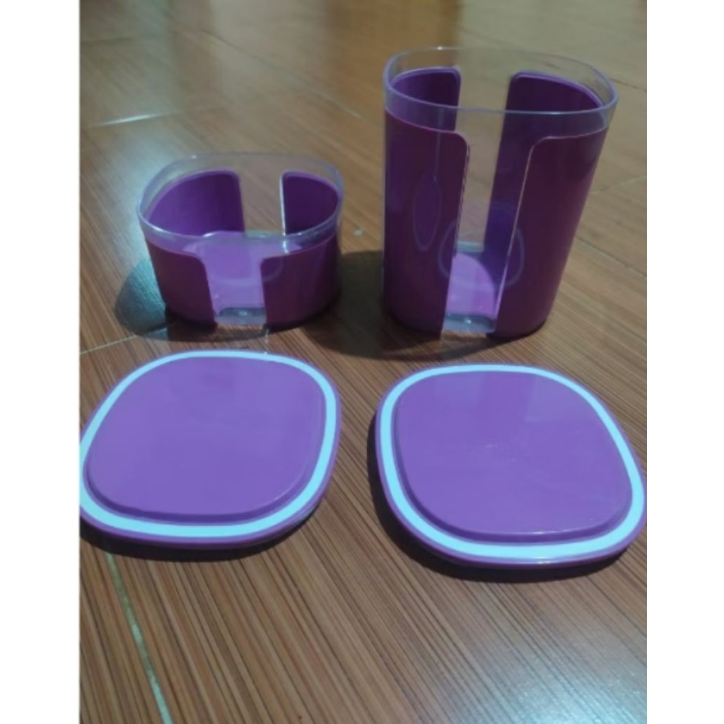 Toples window canister Tupperware
