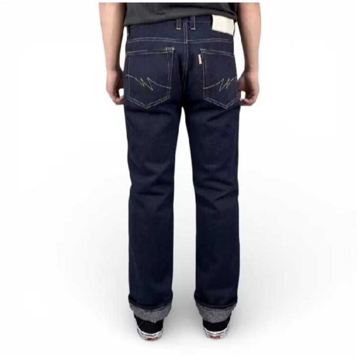 Midfielder Denim - Celana Pria Raw Denim Selvedge 20oz Red Line Basic