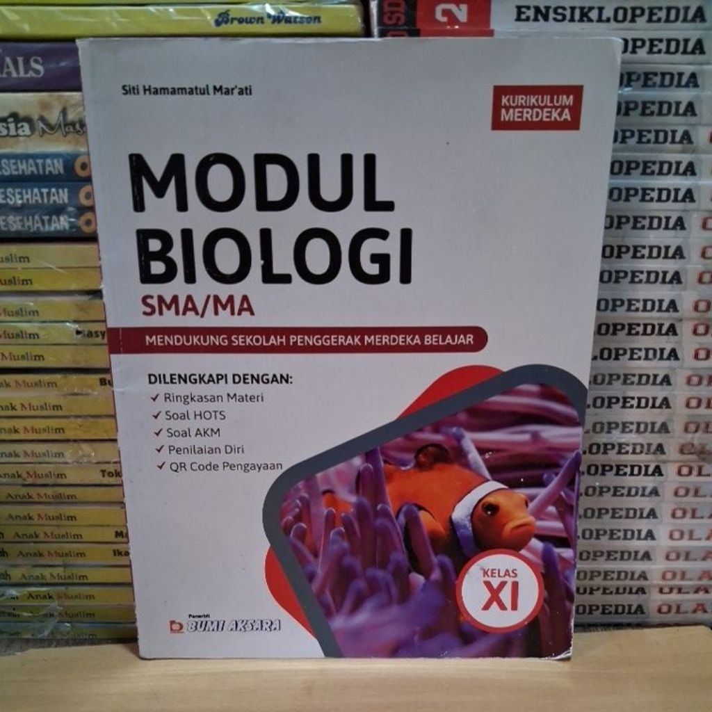 Buku Original MODUL BIOLOGI SMA MA Kelas 11 K Merdeka BUMI AKSARA