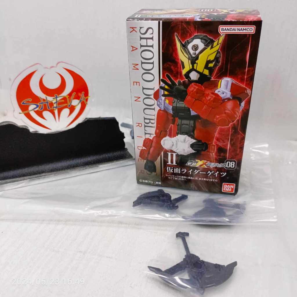 Shodo XX Kamen Rider 8 . Geiz + Ex ( Kamen Rider zi-o) Series Original Bandai
